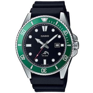 카시오 흑새치 녹새치 그린베젤 다이버 시계 Casio MDV106B-1A3V