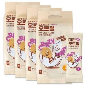 [보리보리/그리심]미친오트밀 누룽지 35gX100봉-식사대용/압착귀리/간편식/개별포장