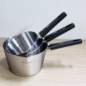 키친아트 레트로 인덕션 IH 스텐 누들팬 3size/계량눈금