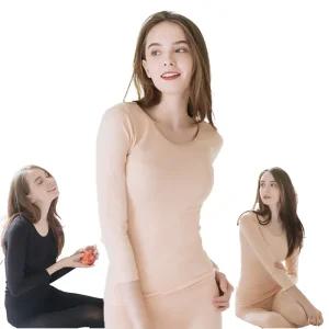겨울 여자 발열내의 상의 하의 상하의 세트 이너웨어 기모 히트텍 내복