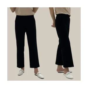 여성 밴딩 슬랙스 정장 엄마바지 일자 50대 중년여성 빅사이즈 결혼식