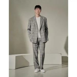 [롯데백화점]맨잇슈트 맨잇슈트 오버핏 울100 캐주얼 봄 여름 셋업 정장 MAHB10-183GRIS일산점