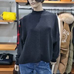 베네통/애플아울렛/웨지 슬리브 하이넥 티셔츠 BATS10211