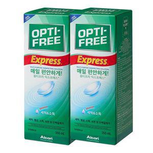 [NS홈쇼핑][알콘] 옵티프리 렌즈세척액 익스프레스 355mlx2개[31210415]