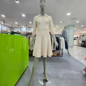 시슬리/애플아울렛/카라 미니 니트 원피스 SAKO05211