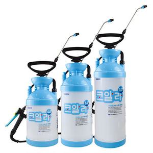 한일SP 압축분무기 코알라 /4L 6L 8L 수동분무기 견착식 세차 청소 다용도