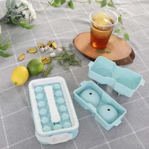 라이프미 보석얼음+아이스볼 메이커 세트X 2/ 실리콘 얼음트레이 아이스팩 커피 하이볼