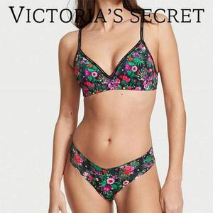 [빅토리아시크릿] T SHIRTS 미니로고 와이어리스 브라 123-073 QD5