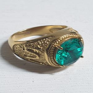 금도금  사파이어보석반지  단초마을 골동품/수집품/도자기