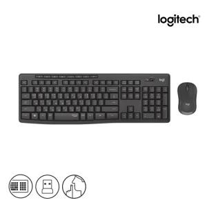 [전용키스킨포함] 로지텍코리아 MK295 무소음 무선 키보드 마우스세트 정품 블랙 G