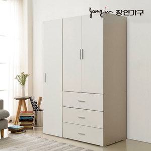 장인가구 블리스 1200 옷장세트 (800 3단서랍 수납형+400 행거형)
