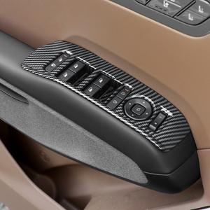 EV9 튜닝 용품 윈도우스위치 커버 우드 블랙 카본 몰딩