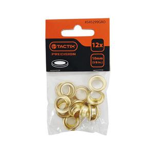 TACTIX 아일렛 핀(12pcs) 가죽 직물 천막고리 차광막 현수막구멍