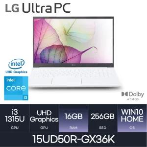 LG전자 2023 울트라PC 15UD50R-GX36K (윈도우 10 Home / RAM 16GB) HMC