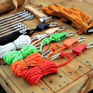 타프라쳇 캠핑 폴대 끈 줄 연결고리 로프스토퍼 쉬운 5M