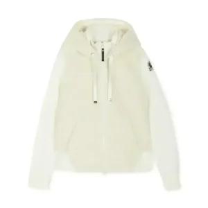파라점퍼스 여성 로고 패치 화이트 후드집업 PWFLPF33 748