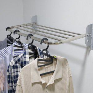 [아텍스] 베란다 벽걸이 접이식 빨래 미니 건조대 다용도