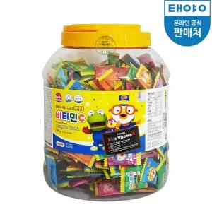 뽀로로 아기간식 비타민C 500정 / 어린이집 유치원 비타민캔디 대용량