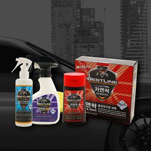 카앤싹 흠집제거제 코팅 광택세트 5종 자동차잔기스제거 차량스크래치복구 유리세정