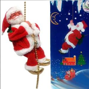 캐롤노래하고 움직이는 산타클로스인형 줄타는산타 모형