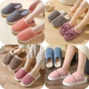 시즌off 50%) 겨울 털 슬리퍼 층간소음 거실 실내화 거실화 사무실 슬리퍼 방한화