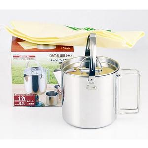 [OF240MN1]캠핑 스텐레스 주전자 초경량 미니 백패킹 야외