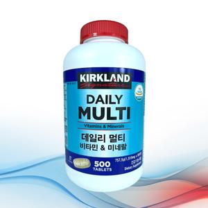 커클랜드 코스트코 데일리 대용량 멀티 비타민 미네랄 영양제 종합비타민 500정 