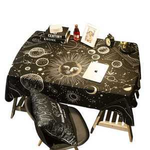 타로 스프레드 천 카드 테이블 보 파우치 매트 러그 마법진 패브릭 타로천 사각 테이블 게임 별자리 별점