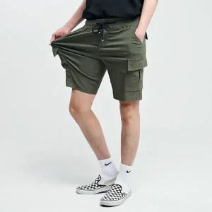 [탑보이][당일출고] 빅사이즈 사방스판 베이직 카고 반바지 (TBFA0003)