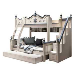 원목이층침대 서랍 공간활용 인테리어 쌍둥이 다용도