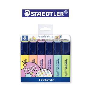 스테들러 STAEDTLER 파스텔 형광펜 6색 세트 364 CWP6