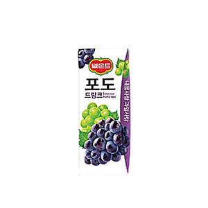 (NEW) 델몬트드링크 포도 190ml 48팩 x3BOX