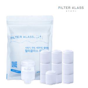 닥터피엘 여행용 샤워기 호환 일반형 리필필터 10개