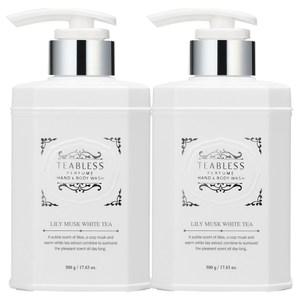 티블레스 세정 클렌징 화이트티 퍼퓸 바디워시 릴리머스크향 500g 2개
