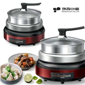 키친아트 찜기 멀티쿠커 내솥분리 샤브샤브 전골4L