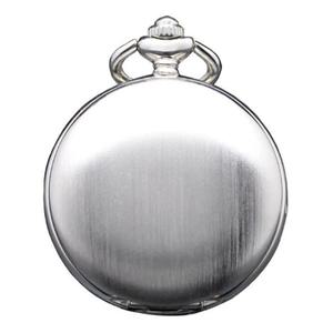 남자 컨템포러리 회중 실버 목걸이 민무늬 시계