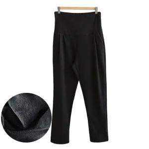 [보리보리/마미누리]편안한 임산부팬츠 밍크털 배기바지 겨울 임부복 빅사이즈 기모 밍크털