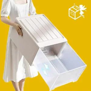 옷장 투명 서랍형 슬라이딩 리빙박스 펜트리 옷 수납 정리함 수납함 플라스틱 서랍 소품 S398