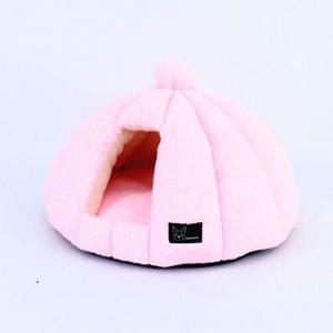 고양이 극세사 이글루 하우스 핑크 1P 침대 숨숨집 (WFB45A2)