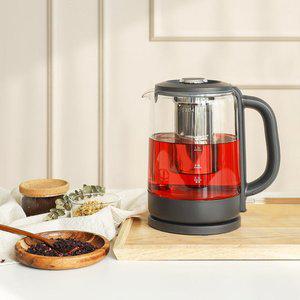 [오쿠]글라스 전기포트 티포트 1.5L OCS-EP150