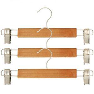 튼튼한 원목 바지걸이 치마걸이 3P