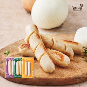 함께하닭 닭가슴살 소시지 100g 30팩 치즈맛 청양고추맛 양파맛