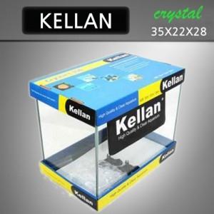 켈란 어항 F-350G / 수족관 오픈 누드 수조 물고기 열대어 해수어 관상어 구피 매트 유리 덮개 뚜껑