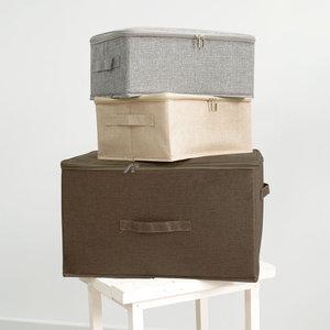 북유럽 패브릭 다용도 수납정리함 리빙박스 특대형 3color