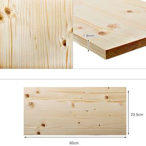 셀프 DIY 디자인 두꺼운 원목 나무선반 M 중 뛰어난 내구성 나무판 판자 판때기 브라켓별도 23.5x60cm 18T