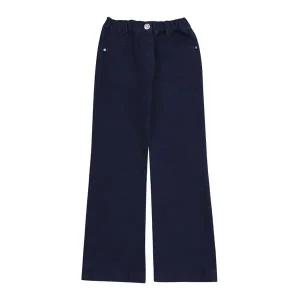 [블루테일](광주신세계)AYG4PT03DN 통고무줄 다크네이비 세미와이드 데님팬츠