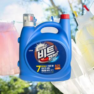 때가쏙비트 제로플러스 6.2L  베이킹소다 구연산 액체세제