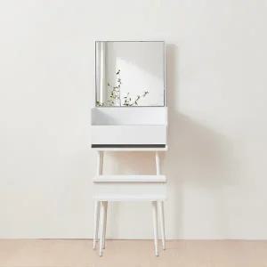 파로마 이즈 키건 500 슬림 화장대 의자 세트 IDD033