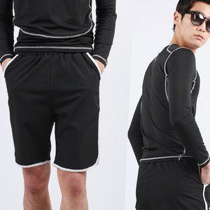 DHO3368BW 남자래쉬가드요가복반바지 겨울 트레이닝복 (WFFQ9QY)