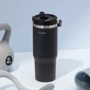 [1+1]텀스 킹덤 핸들 진공 스텐텀블러 880ml